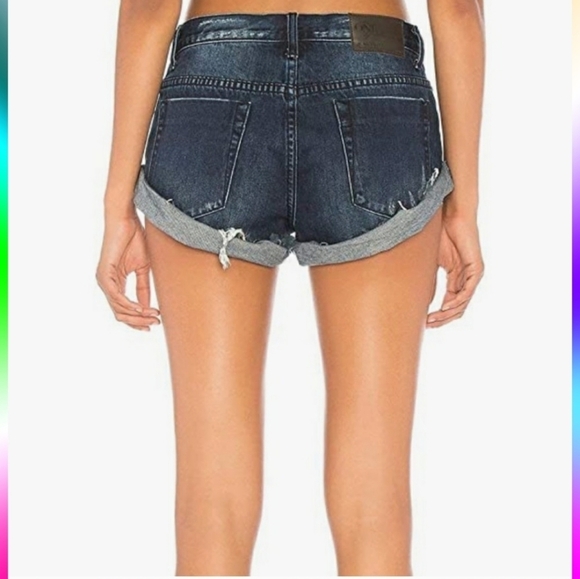 Nwt One Teaspoon Lone Star Bandit Jean Shorts - Picture 4 of 4